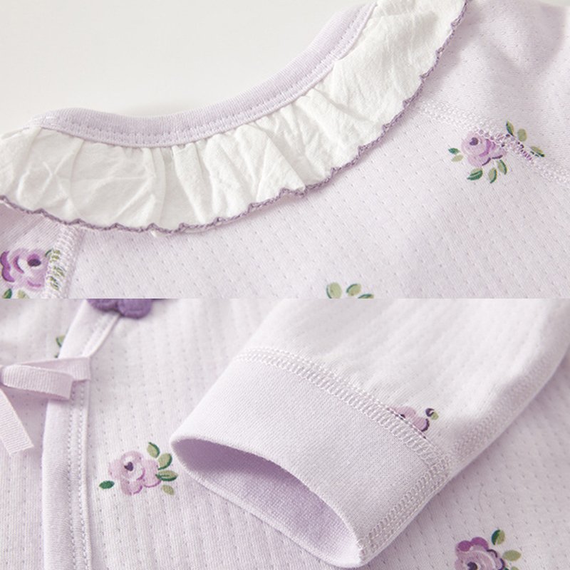 2024 Wholesale 100% Organic Cotton Newborn Jumpsuit Autumn OEM Long Sleeve Baby Romper