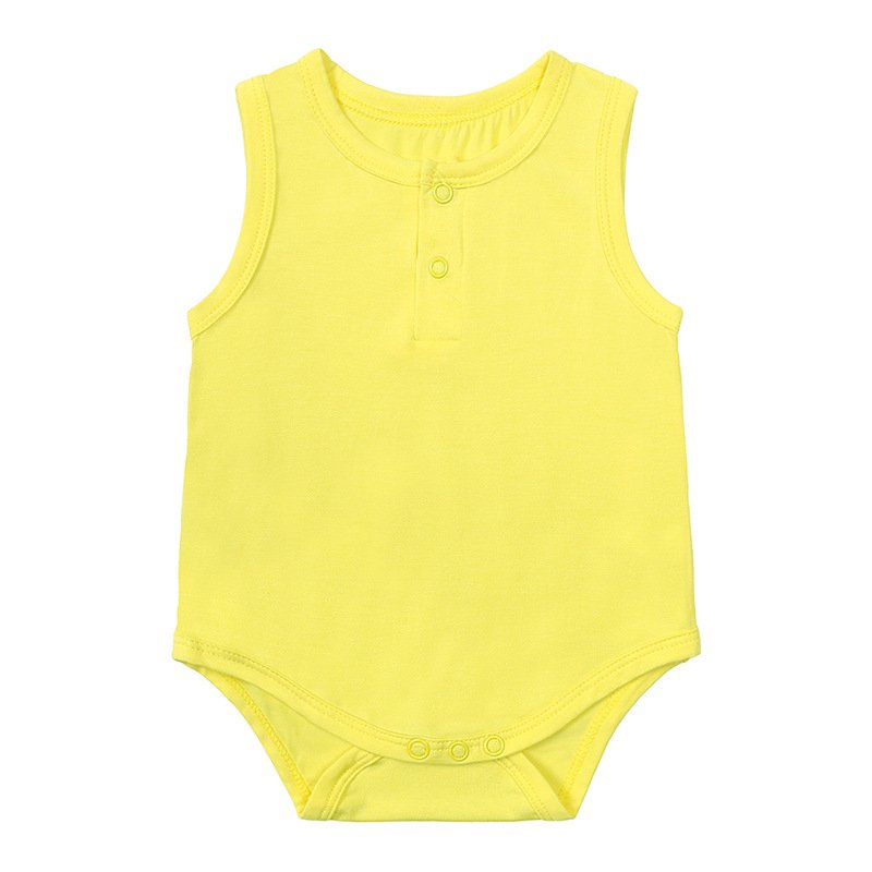 Certified Organic Cotton Knitted OEM Custom Print Soild Color Unisex Newborn Clothes Infant Bodysuit Baby Romper