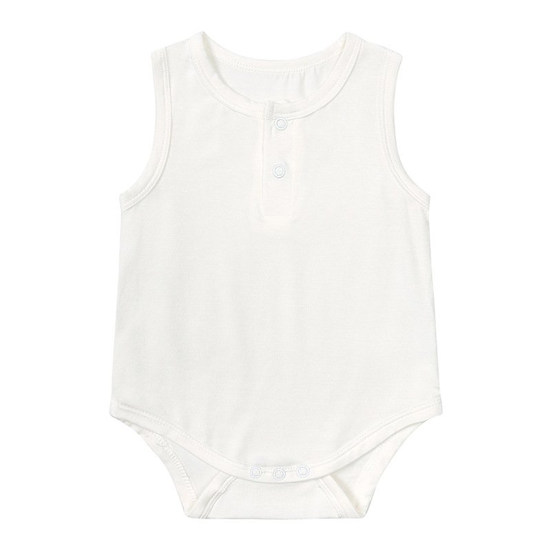 Certified Organic Cotton Knitted OEM Custom Print Soild Color Unisex Newborn Clothes Infant Bodysuit Baby Romper