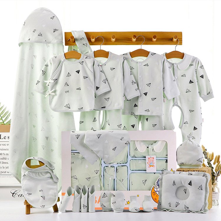 22 Pieces/Set of Baby Gift Box Newborn Clothes Baby Suit 0-24 Months Autumn Autumn Winter Newborn Baby Products