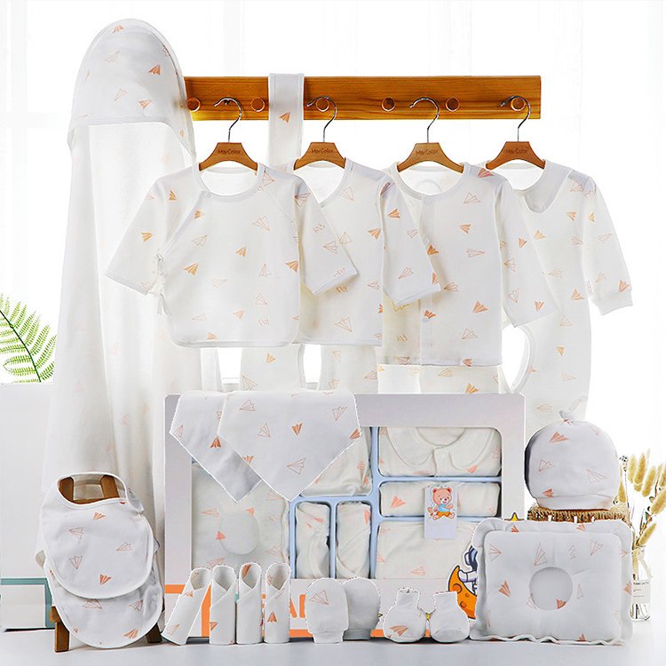 22 Pieces/Set of Baby Gift Box Newborn Clothes Baby Suit 0-24 Months Autumn Autumn Winter Newborn Baby Products