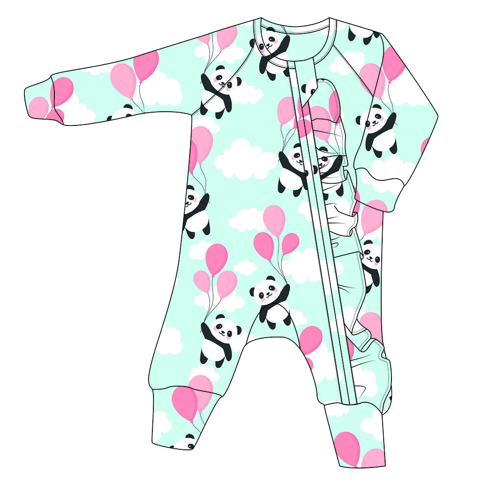 CHEER Bamboo Rayon Spandex Baby Footed Toddler Pajamas Romper Zip Front Play Sleeper Infant Baby Clothes Jumpsuit Romper