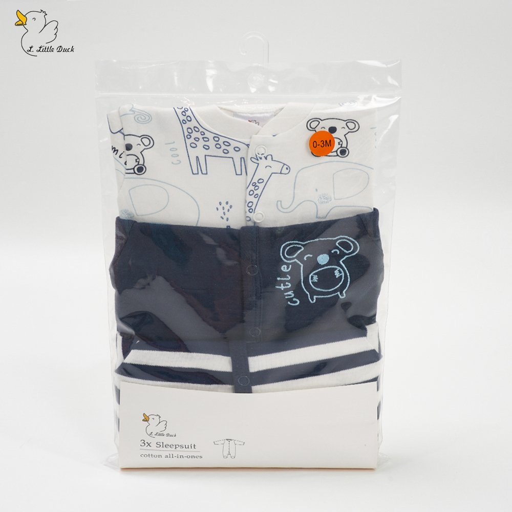 wholesale 3pcs/set 0-3 months baby clothes new born cotton foot binding Cloth Romper Pajama long sleeve Baby Bodysuit