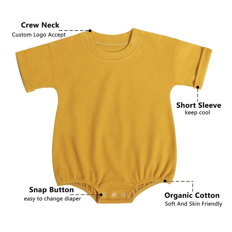 New Product Summer Baby Clothes Various Stock Lot Short Sleeve Knitted Apparel Stock Wholesale Low Price Cotton Baby Romper
