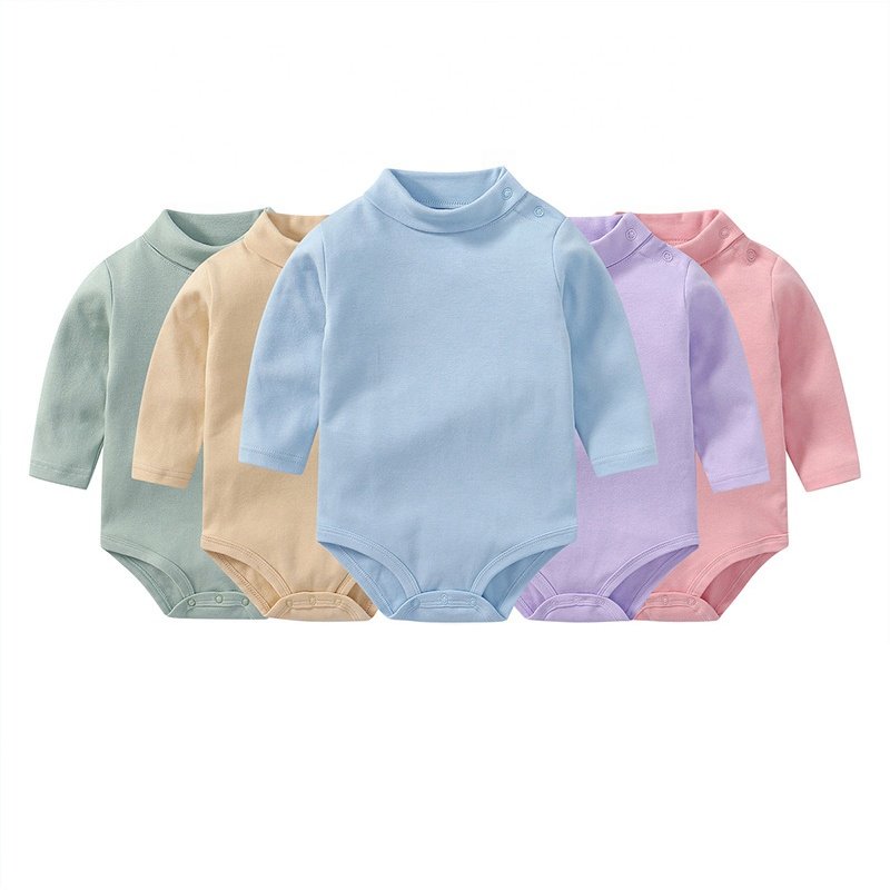 Purorigin 2024 New Release Popular Style Multicolor Warm Cotton Long Sleeve Romper Baby Clothes Winter Rompers For Boys