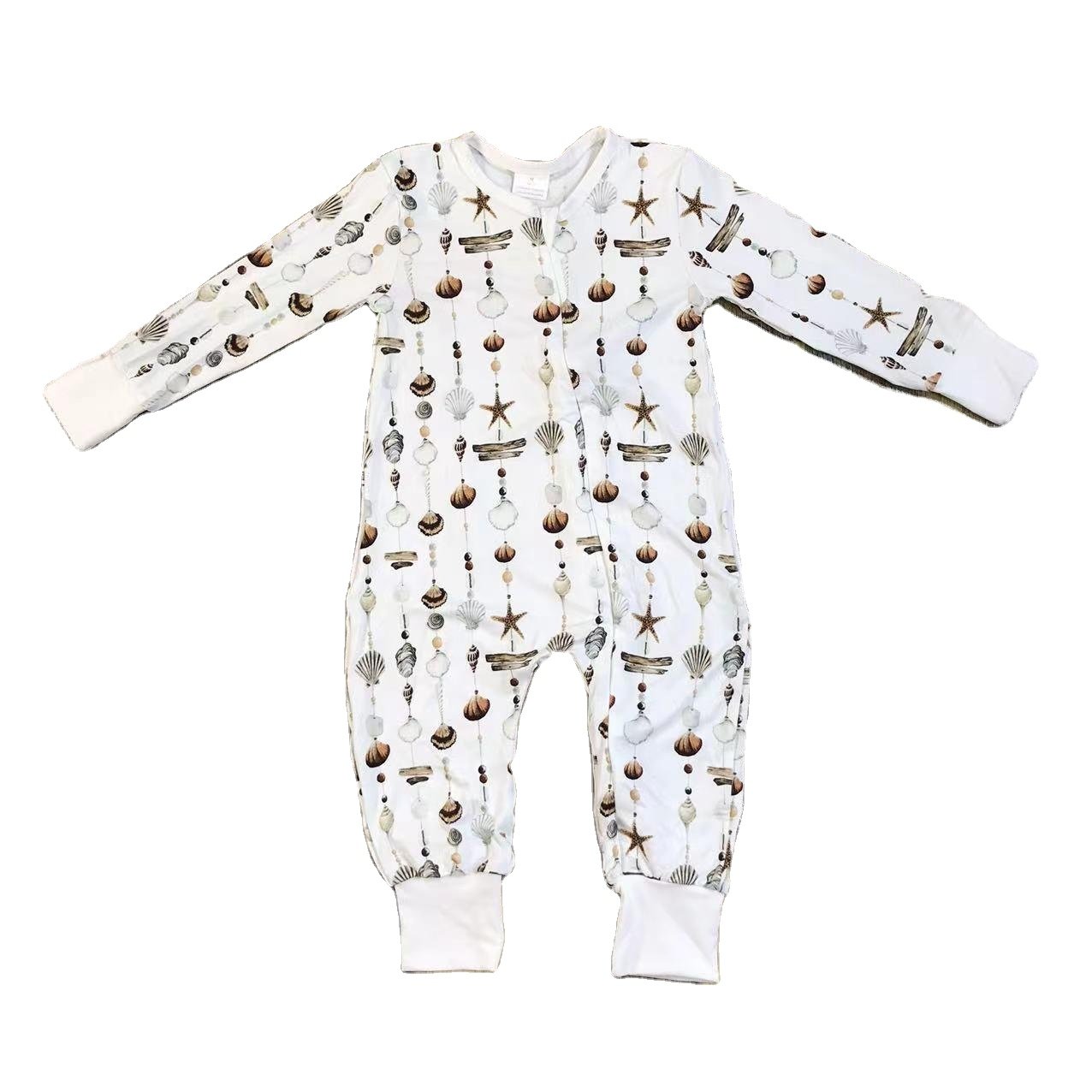 RTS rompers baby Halloween black pumpkin plaid zipper long sleeves romper newborn bamboo baby romper