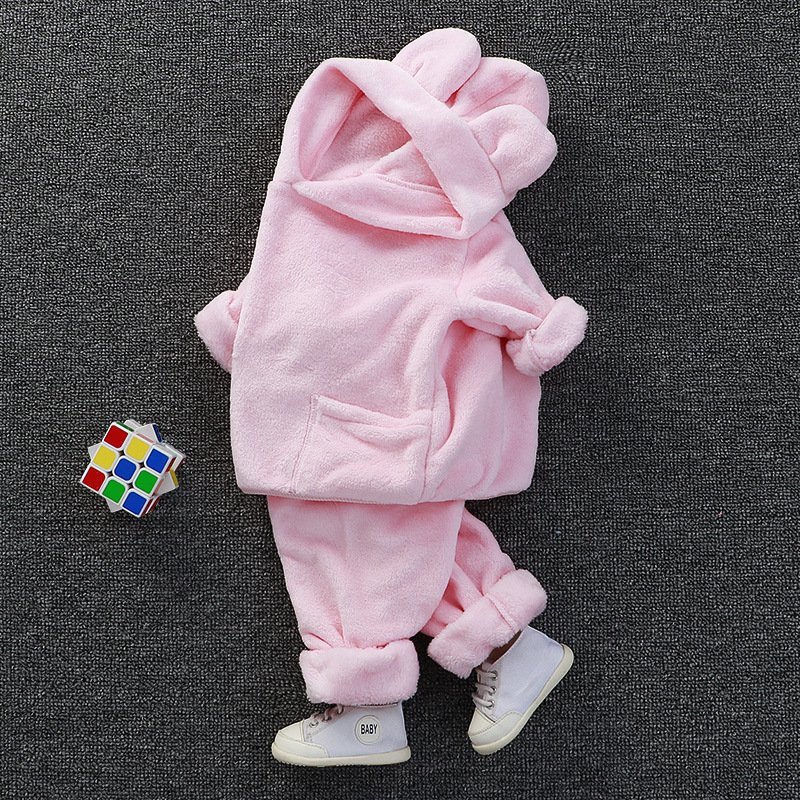 Factory wholesale plush baby home clothes ODM & OEM cute super soft cartoon rabbit children's pajamas
