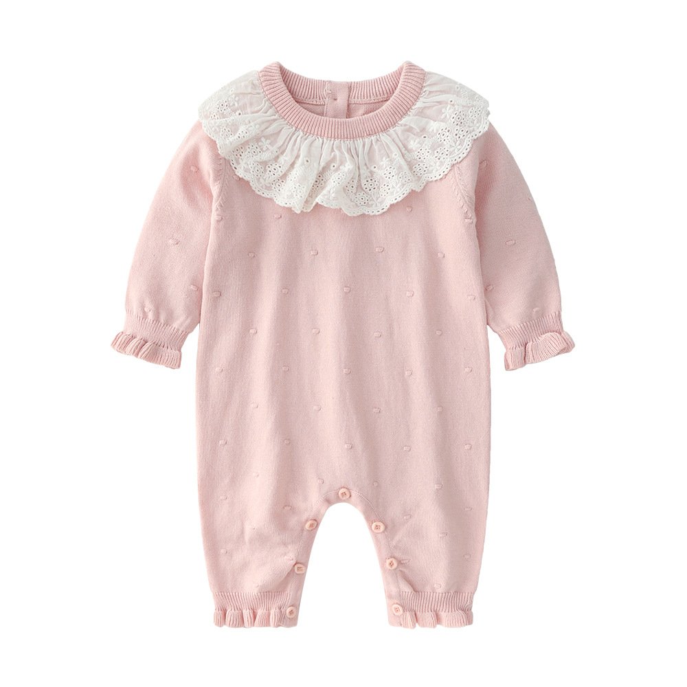 Newborn Designer Baby Girl Clothes Fashion Knitted Baby Romper Winter Sweater Boys Rompers