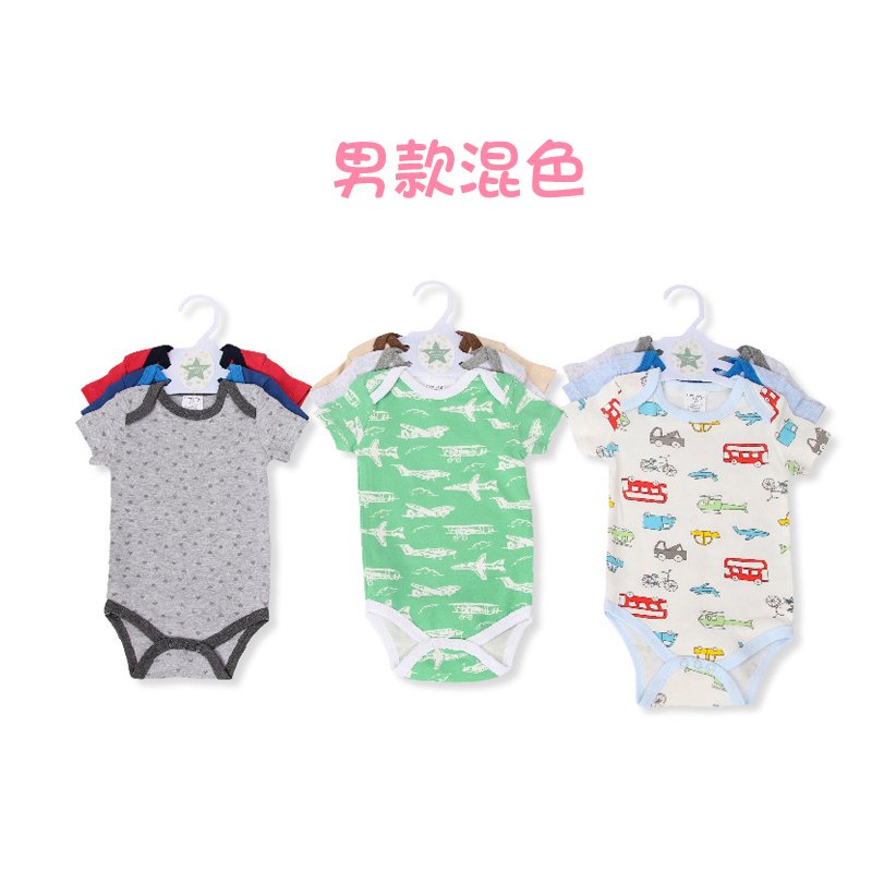 New Style Good Quality Newborn Baby Clothes Short Sleeve Rompers Infant Bodysuit Clothing Rompers
