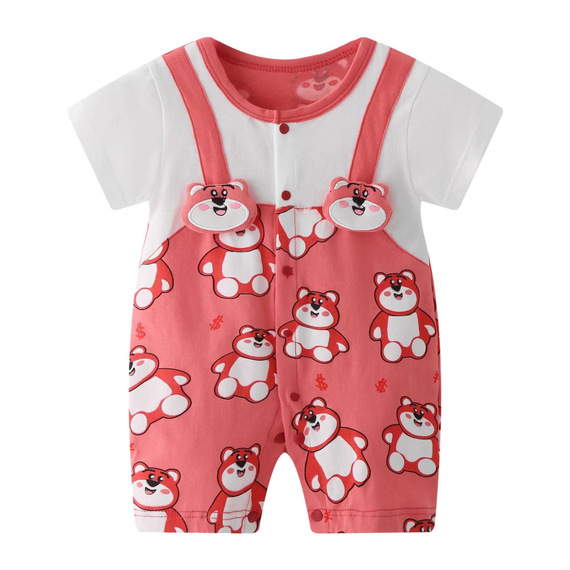Personalised Jumper Suit One Piece Clothes Newborn Baby Rompers Cotton baby animal romper