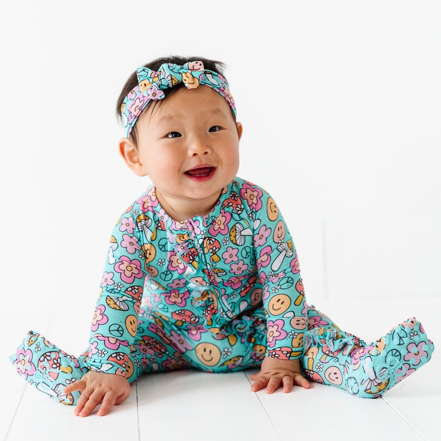 Baby Two Pieces Baby Romper With Zipper Grips Printing Baby Clothing for Wholesale