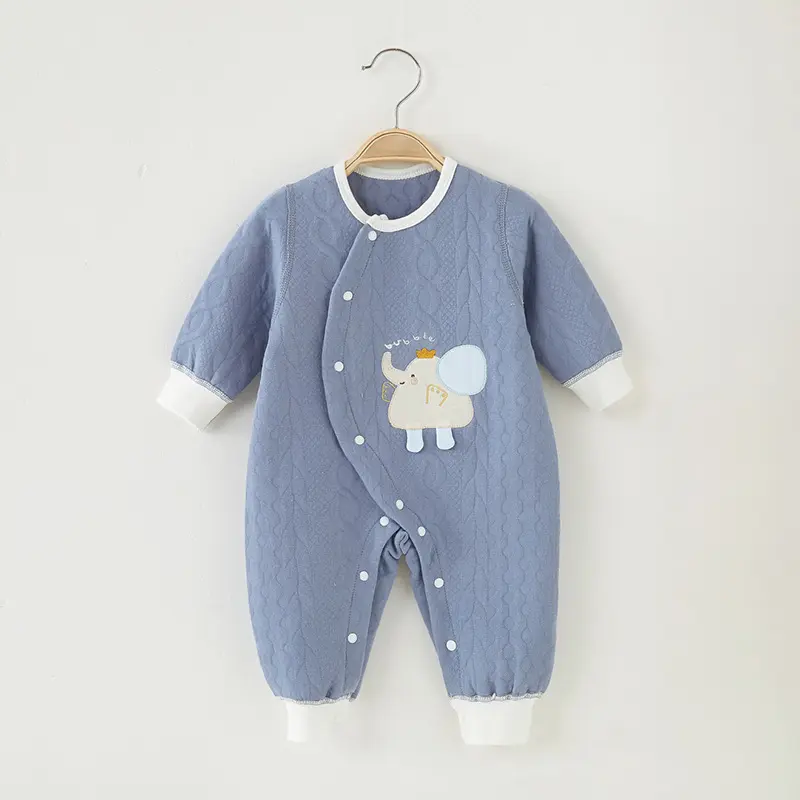 2024 Newborn Baby Clothing Organic 100% Cotton Pajamas Long Cute Casual Custom-Made Sample Pack Summer Baby Romper