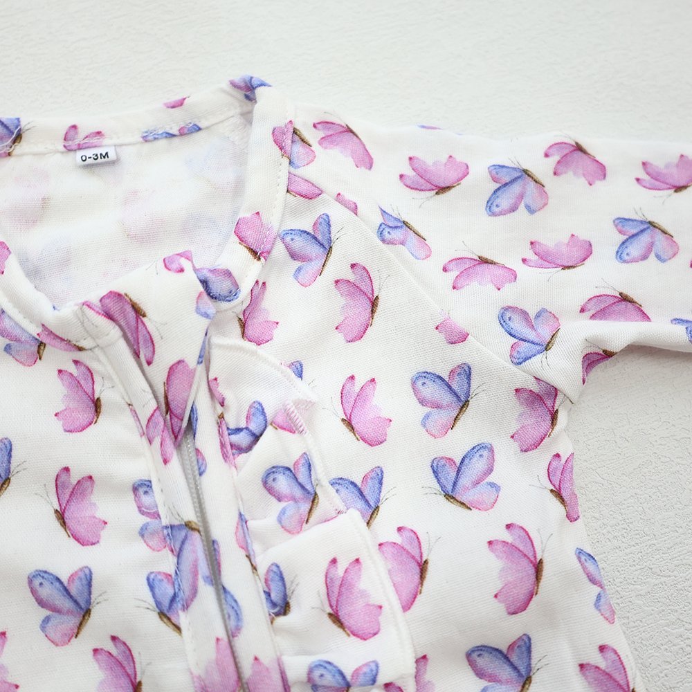 Printed fabric washable jumpsuit one piece long sleeve infant clothes printing baby rompers