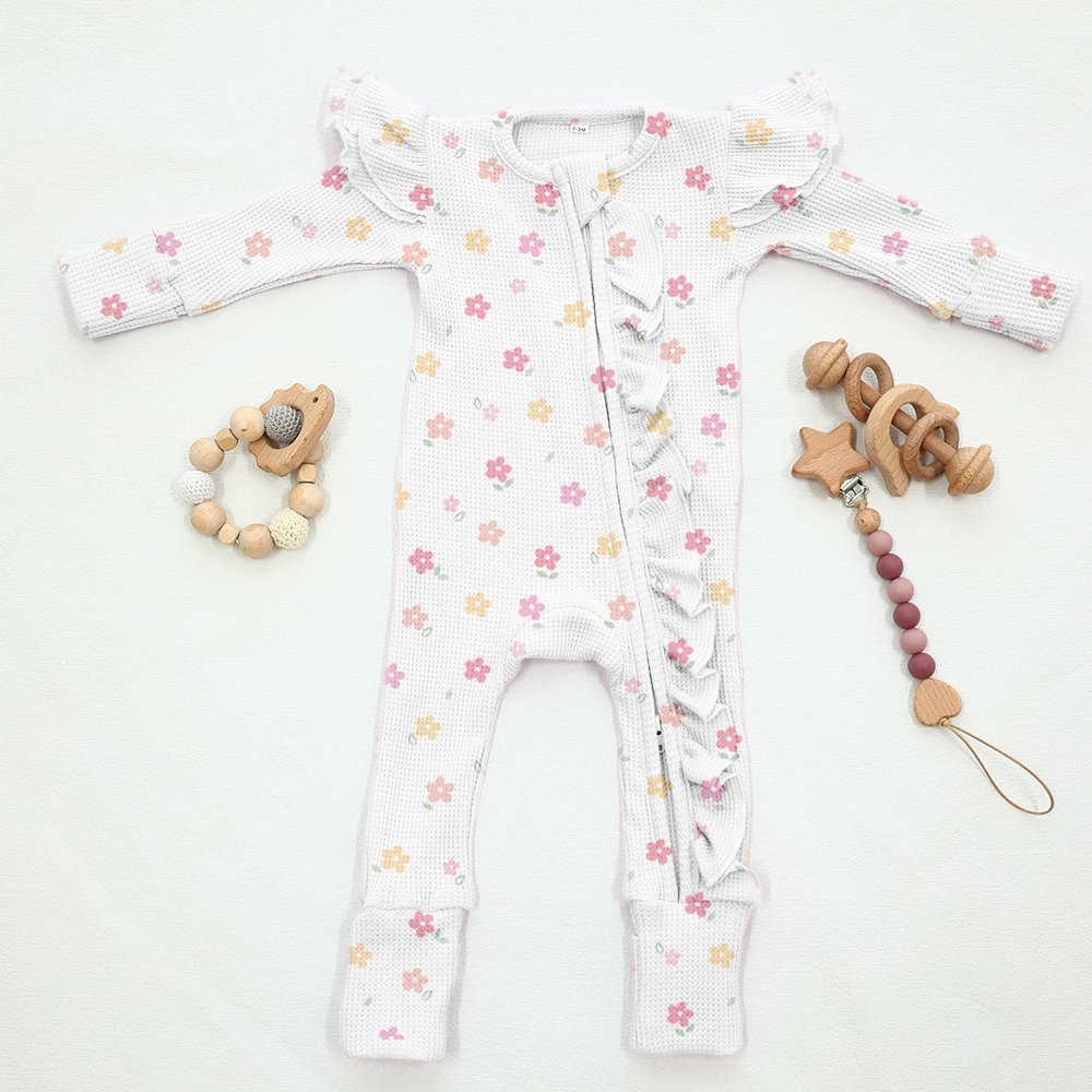 Wholesale custom printed organic newborn t shirt baby girl romper