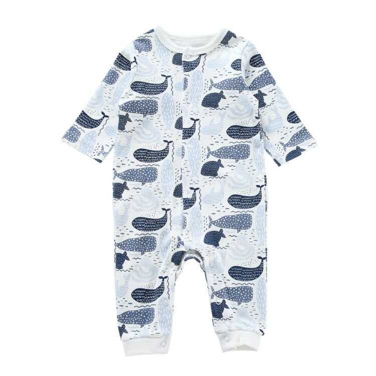 Spring newborn clothes soft 100% cotton baby animal romper funny baby sleepsuit for infant boys