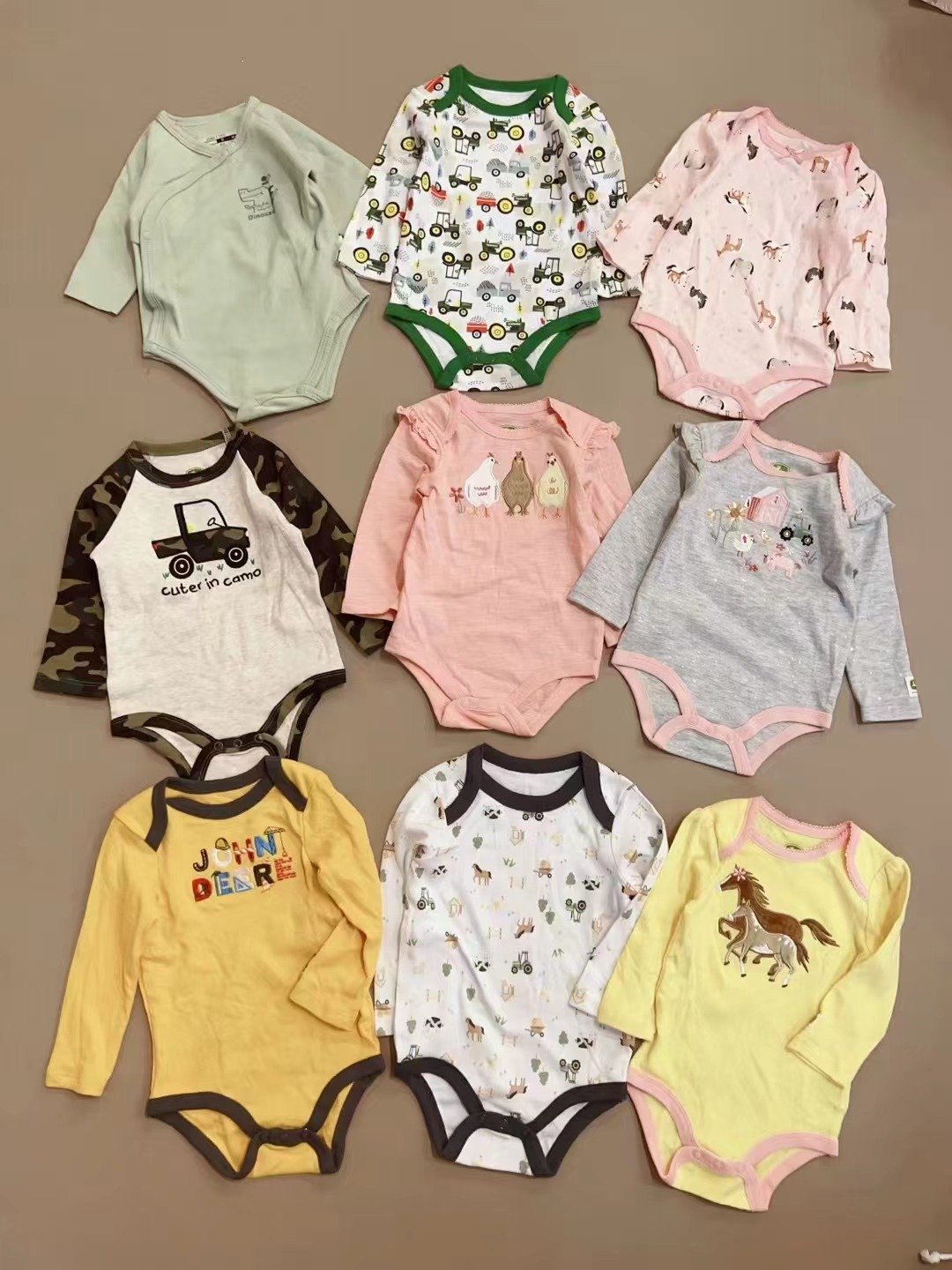 Baby Romper Baby Clothes Cute Long Sleeve Baby Romper Jumpsuit 100% Cotton Bodysuit For Boys and Girls