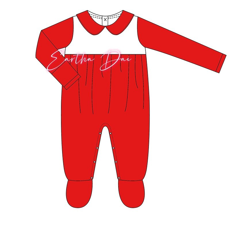 Baby Girl Coming Home Outfit Personalized Footie 100%cotton Romper for Newborn clothes sleeper