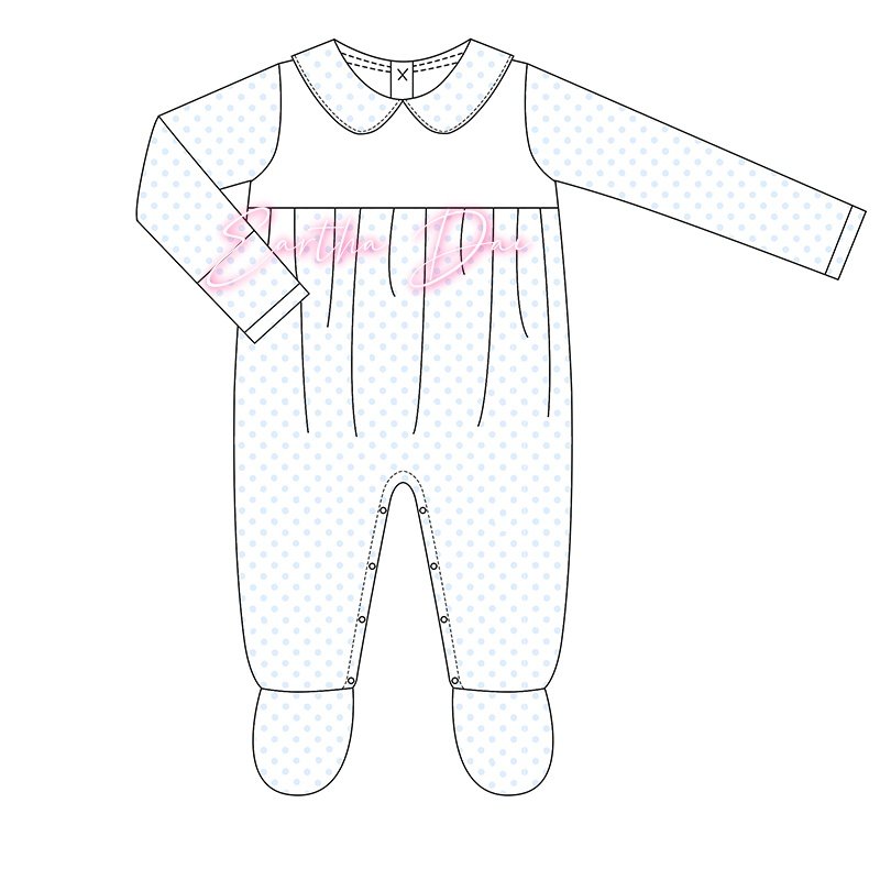 Baby Girl Coming Home Outfit Personalized Footie 100%cotton Romper for Newborn clothes sleeper