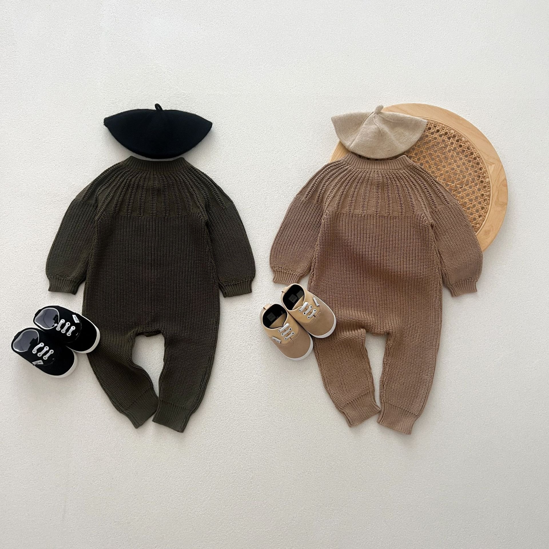 Spring Autumn New Arrival Baby Romper Organic Cotton Sweater Romper Baby Romper