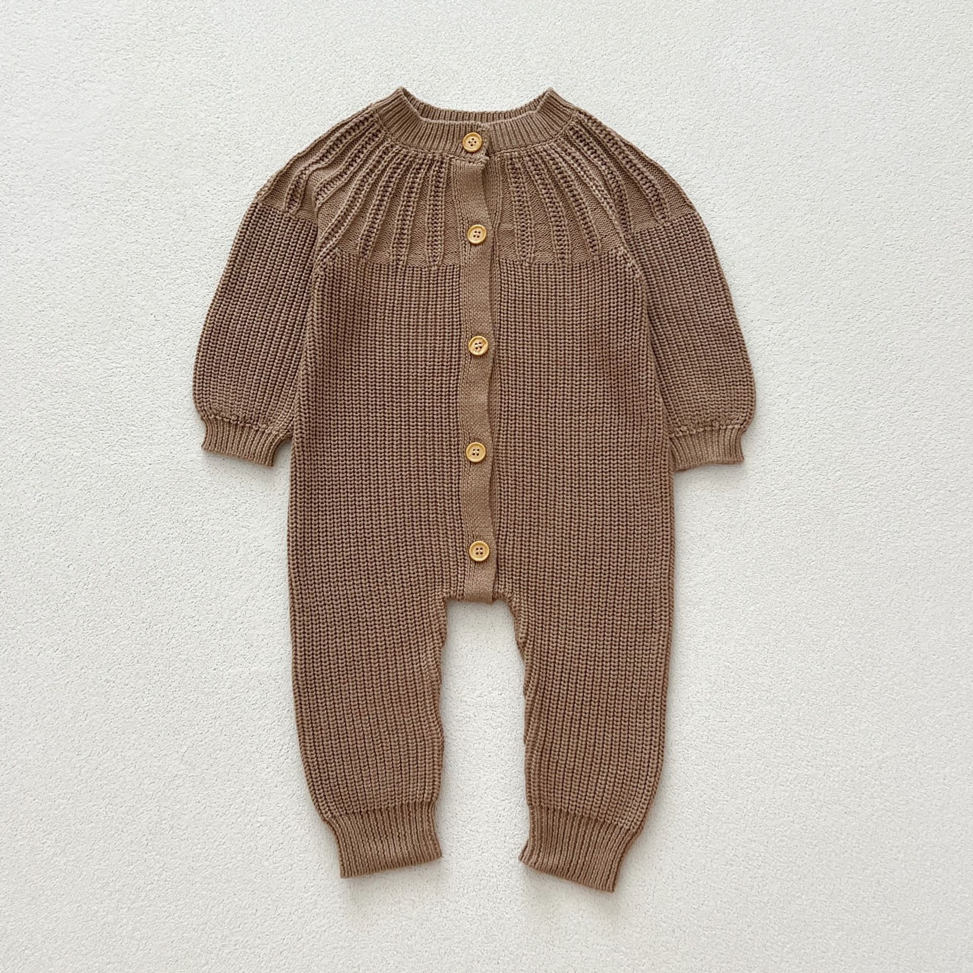 Spring Autumn New Arrival Baby Romper Organic Cotton Sweater Romper Baby Romper