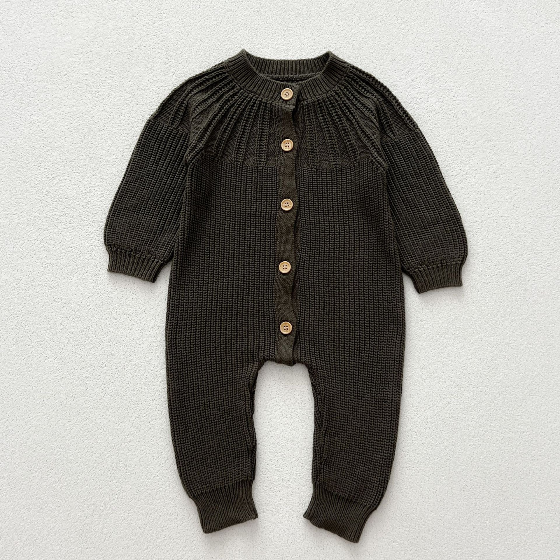 Spring Autumn New Arrival Baby Romper Organic Cotton Sweater Romper Baby Romper