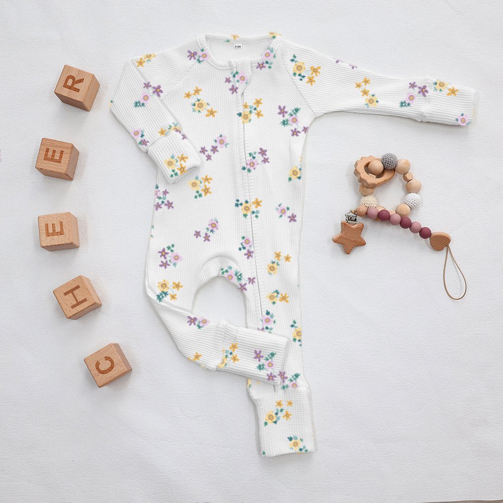 Cotton Newborn Infant Boys Girls Bodysuit One Piece Print Design Baby Rompers