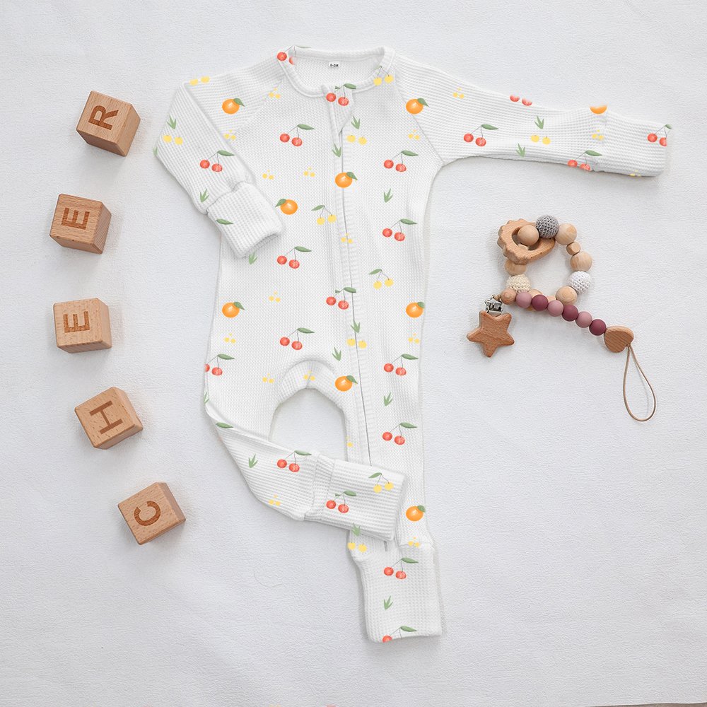 Cotton Newborn Infant Boys Girls Bodysuit One Piece Print Design Baby Rompers