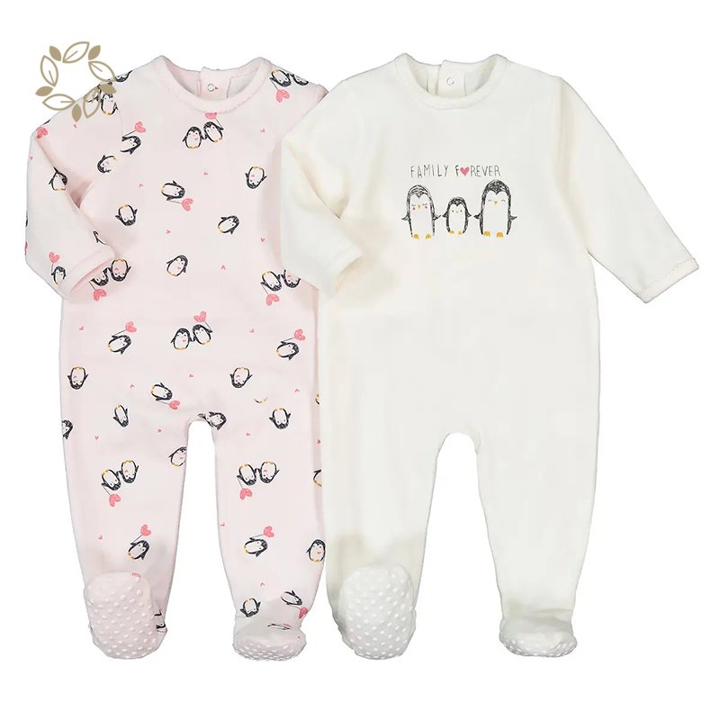 Organic bamboo velour baby romper eco friendly velour onesie for baby sustainable velour baby clothes