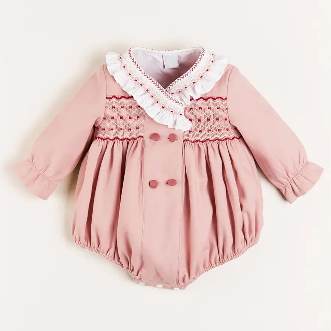 Custom Wool Baby Romper Girl's Knitted Autumn Warm Clothing Cotton Baby Girl Rompers