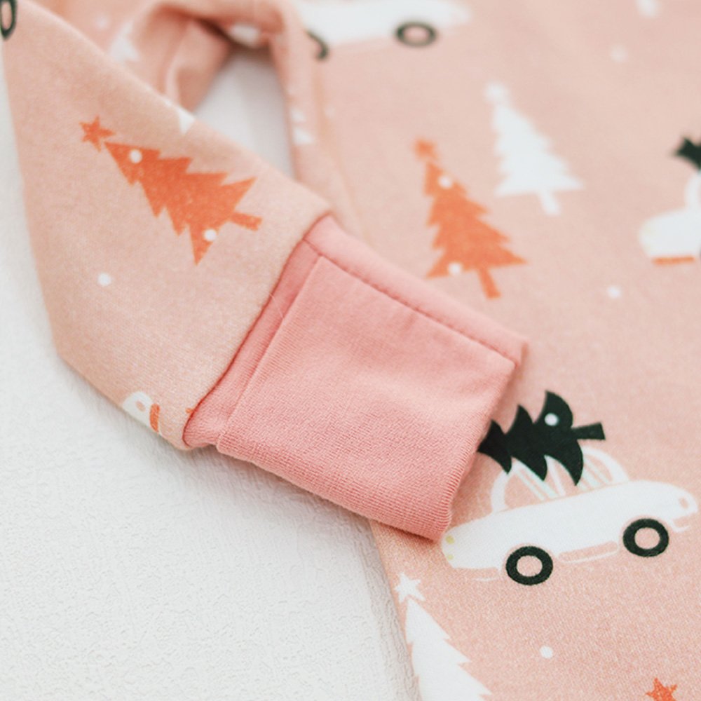 Organic Long Sleeve Baby Zipper Romper Baby Zip Romper Custom Baby Romper