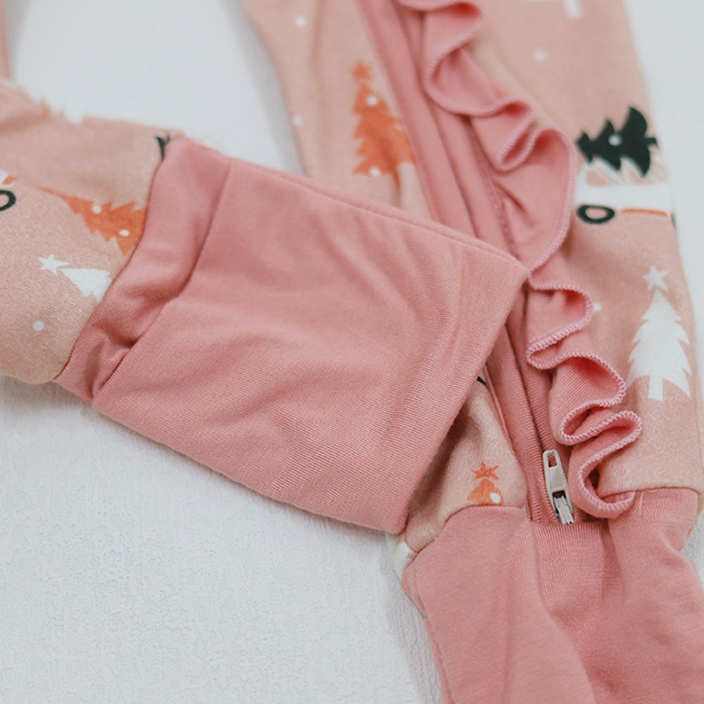 Organic Long Sleeve Baby Zipper Romper Baby Zip Romper Custom Baby Romper