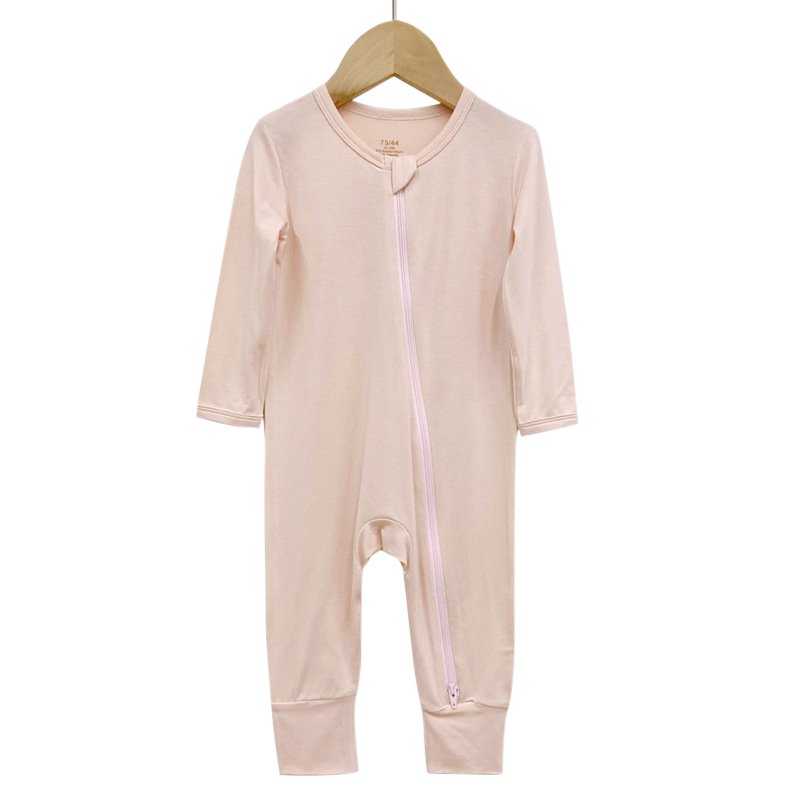 Newborn Bamboo Baby Romper Clothes Baby Cotton Jumpsuit Bodysuit Zippers Footie Pajama Clothes Rompers