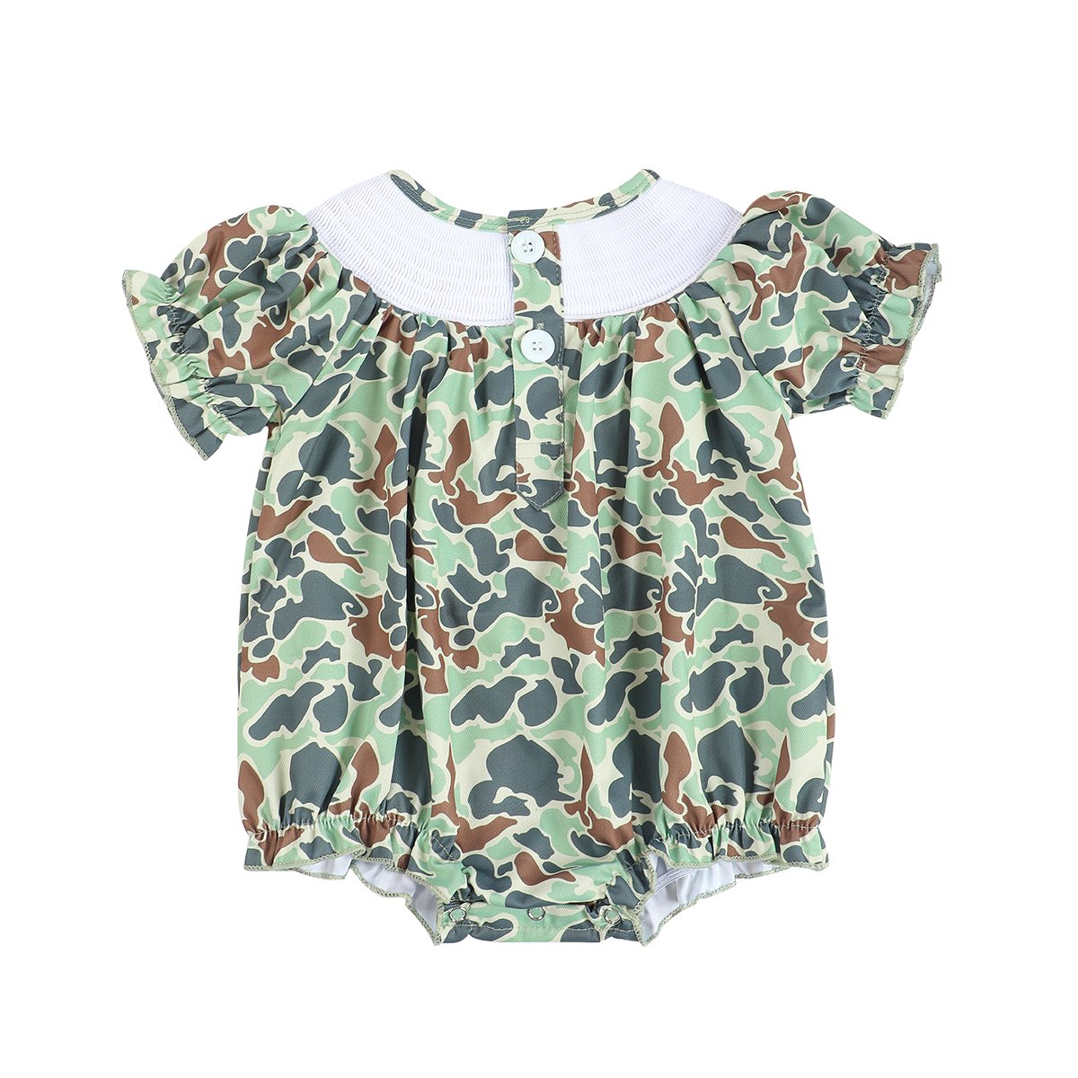 High Quality Girls Clothes Easter Custom Infant Clothing Rabbit Smocked Baby Romper