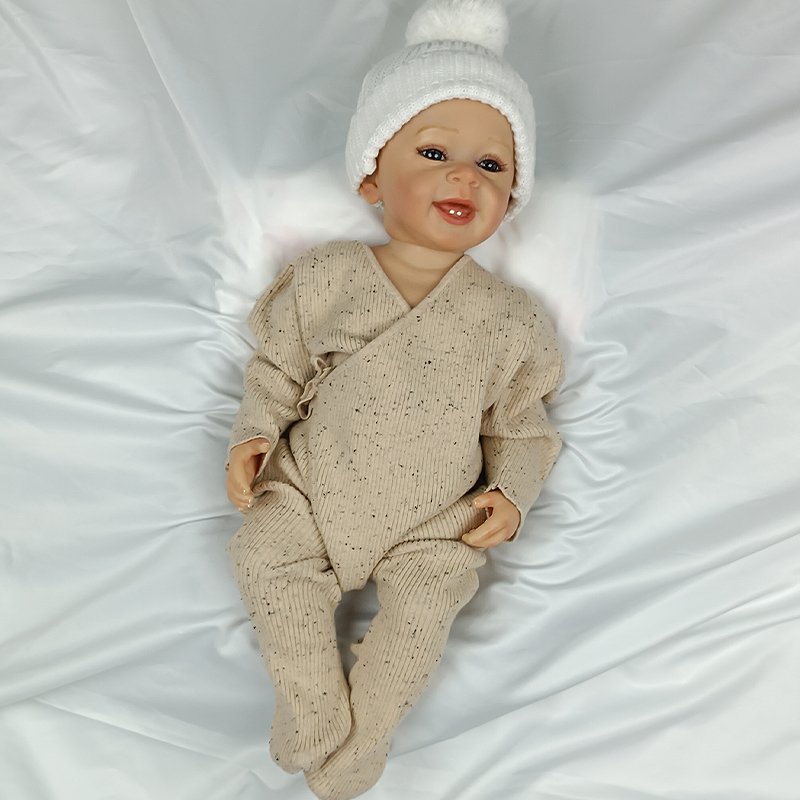 Paleo Baby Knitted Romper Sprinkles New Born Baby Rib Knit Lace-Up Kimono Bodysuit Infant Sweater Footie Onesies Rompers