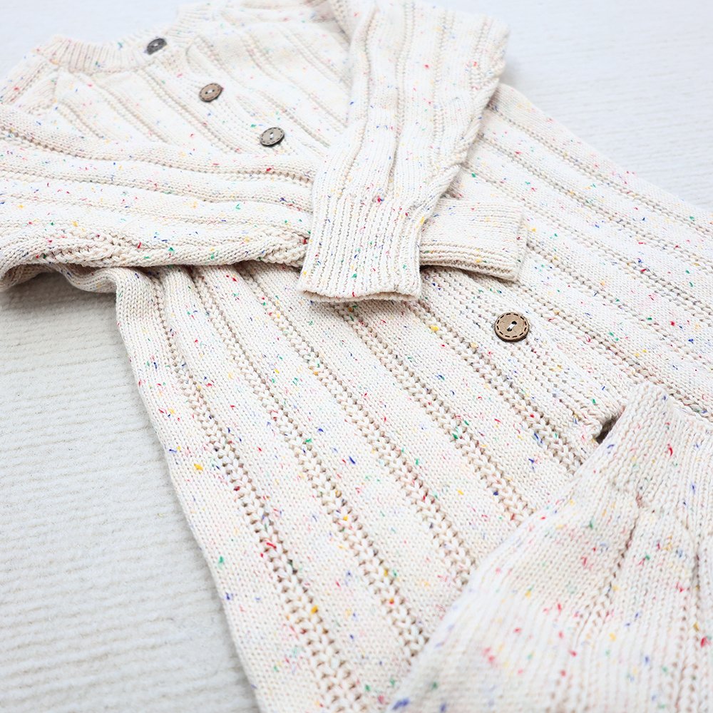 Custom hot sale baby knitted bodysuit winter wear baby girls boys sweater baby rompers