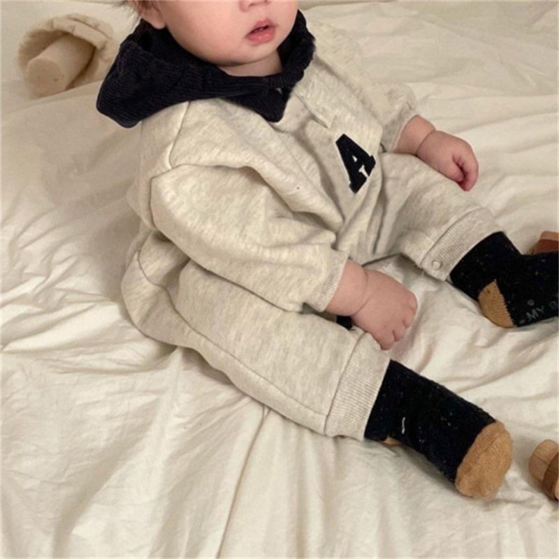 Custom logo Wholesale cotton kids jumpsuit baby baby romper set baby fleece winter clothing bodysuit for onesie