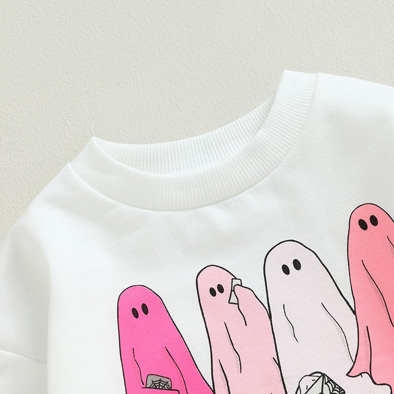 Factory Wholesale Newborn Romper Halloween Print Baby Clothes Jumpsuit Cotton Long Sleeve Rompers