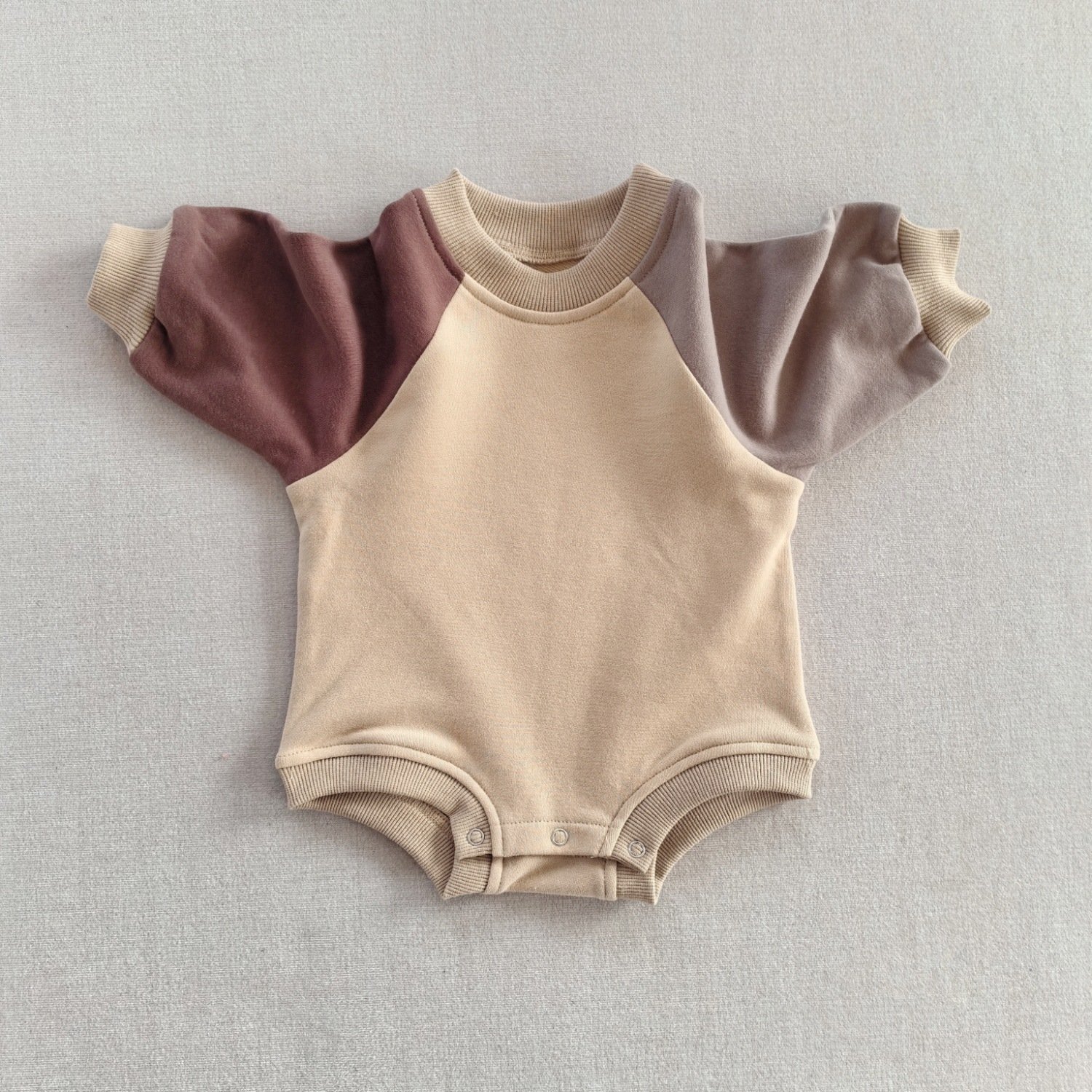 2024 Custom Cotton Fabric Autumn Winter Long Sleeve Knitted Baby Rompers