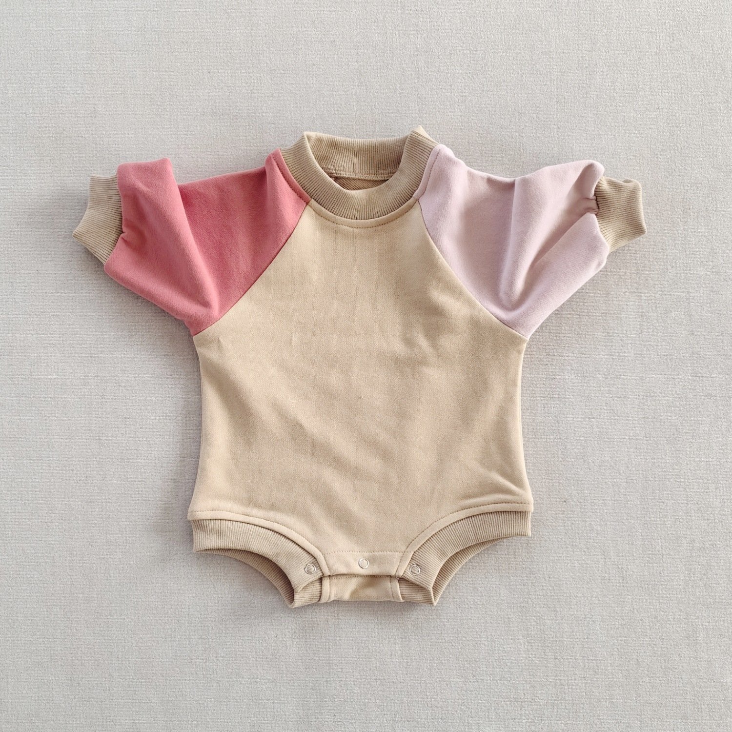 2024 Custom Cotton Fabric Autumn Winter Long Sleeve Knitted Baby Rompers