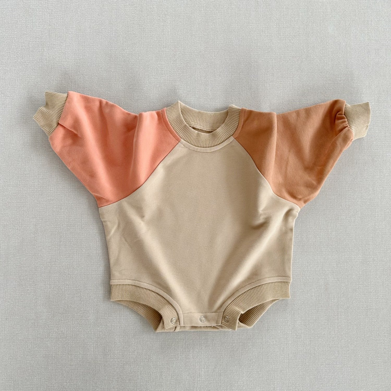 2024 Custom Cotton Fabric Autumn Winter Long Sleeve Knitted Baby Rompers