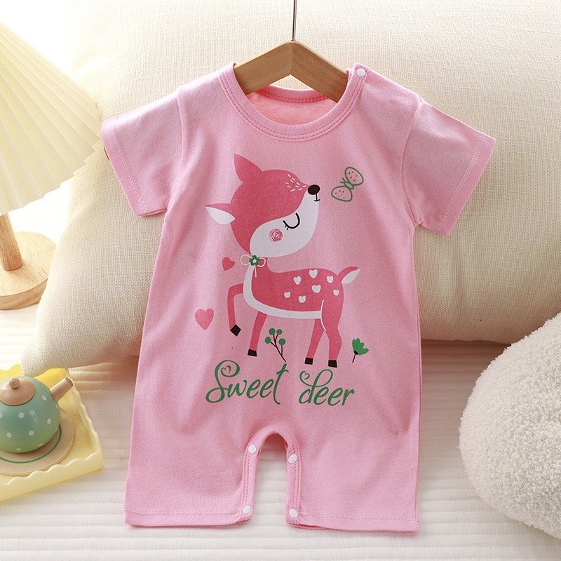 New Born Infant Clothes 100% Cotton Summer Baby Clothes Rompers Boy Girl Baby Bodysuit Baby Rompers