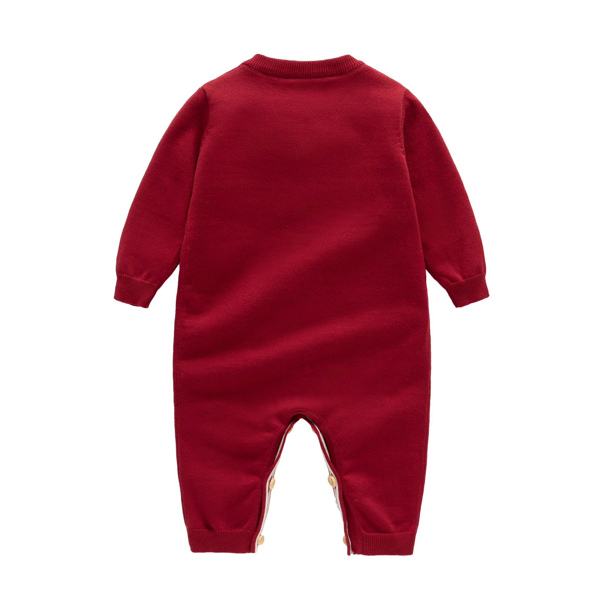 Newborn Designer Baby Girl Clothes Fashion Knitted Baby Romper Winter inner Fur Warmer Sweater Jumpsuits Boys Rompers