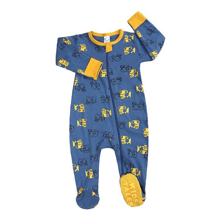 Amazon Spring And Autumn Baby Romper 100% Organic Cotton Baby Bodysuit