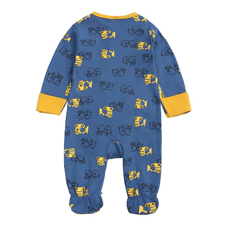 Amazon Spring And Autumn Baby Romper 100% Organic Cotton Baby Bodysuit
