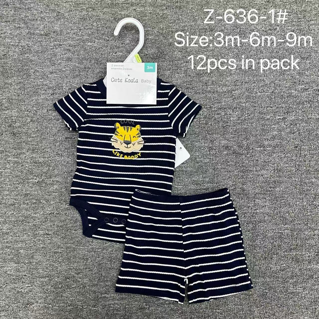 Baby Rompers Pants Set 100 Percent Cotton for Newborns 0 to 9 Months Unisex Infant Bodysuit Boys Girls