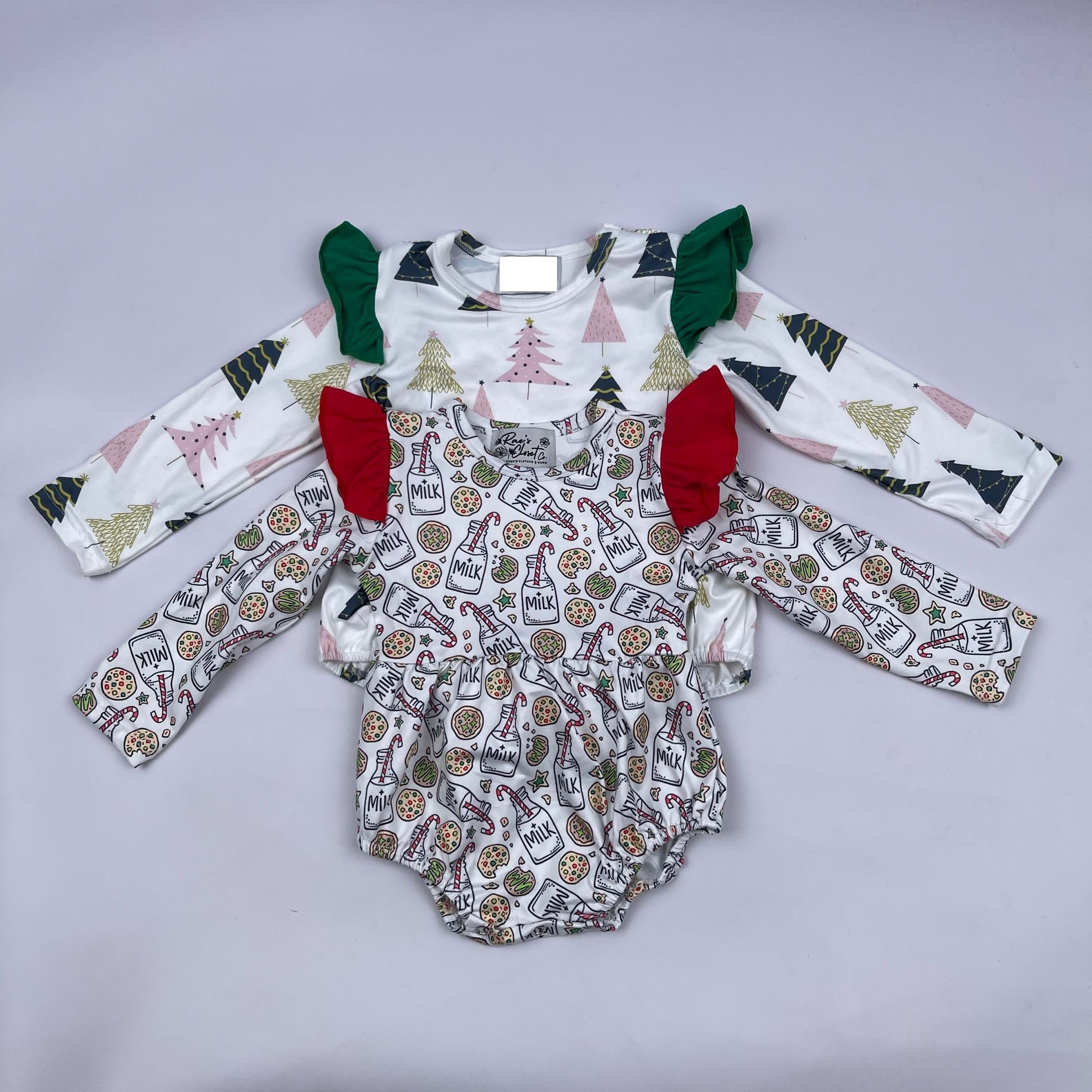 Santa Claus Print Infant Bubble Romper Christmas Knit Baby Romper Clothes For Toddlers Girls