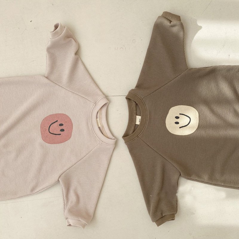 Spring Autumn Toddlers New Boutique Bodysuit Baby Long Sleeve Cotton Unisex Romper