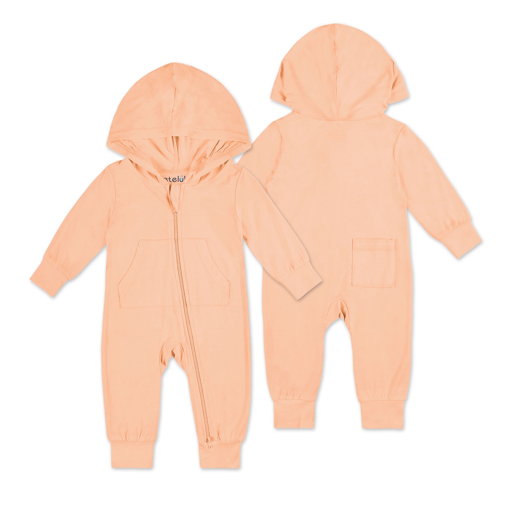 Baby Zipper Romper Long Sleeve Jumpsuit Bamboo Fiber Clothing Infant Bamboo for Summer Baby Clothes bamboo baby romper zipper
