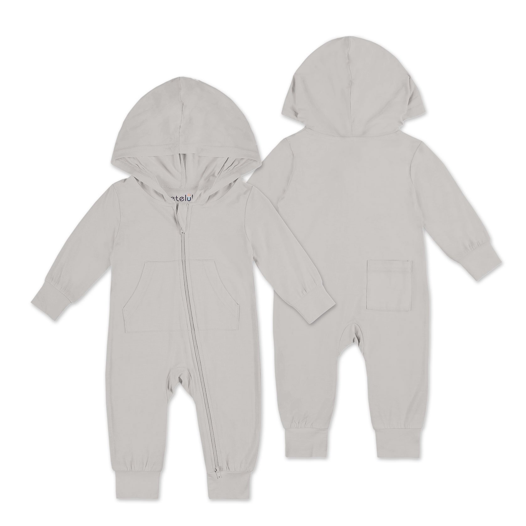 Baby Zipper Romper Long Sleeve Jumpsuit Bamboo Fiber Clothing Infant Bamboo for Summer Baby Clothes bamboo baby romper zipper