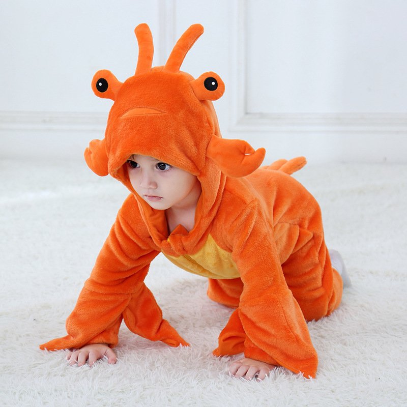 Wholesale Baby Rompers Cute Animal Design Pajamas Winter Fleece Onesie Custom Baby clothes